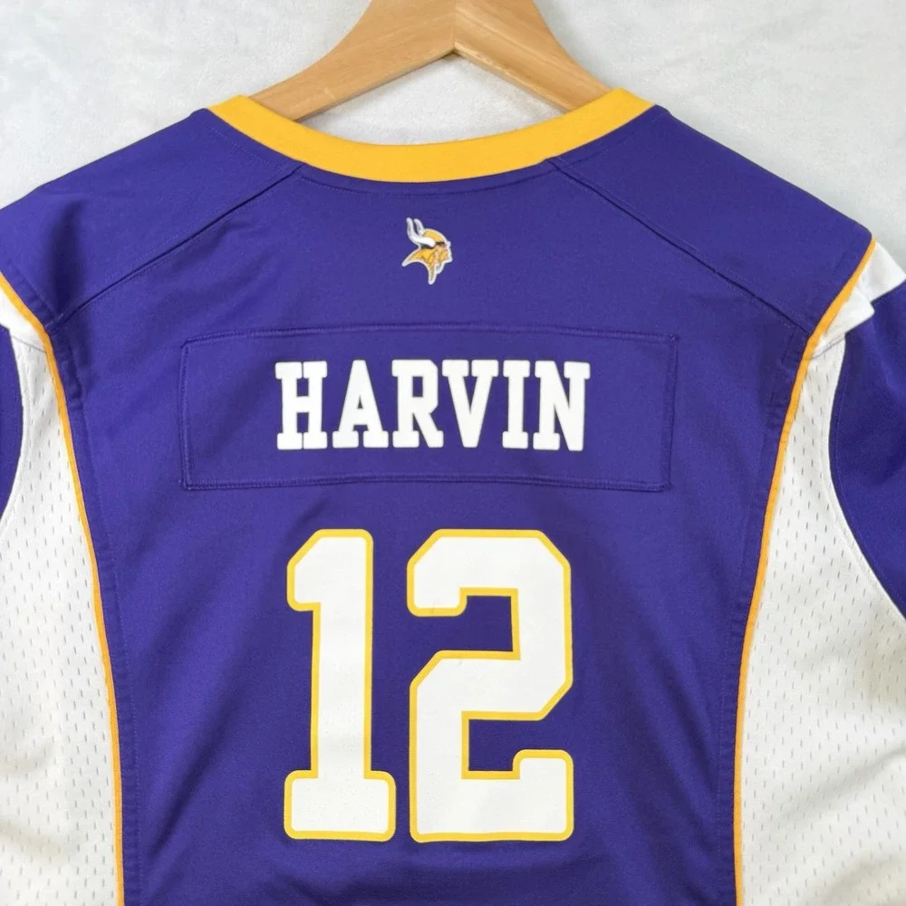 Nike Minnesota Vikings Percy Harvin #12 NFL On Field Home Jersey Women's 2XL